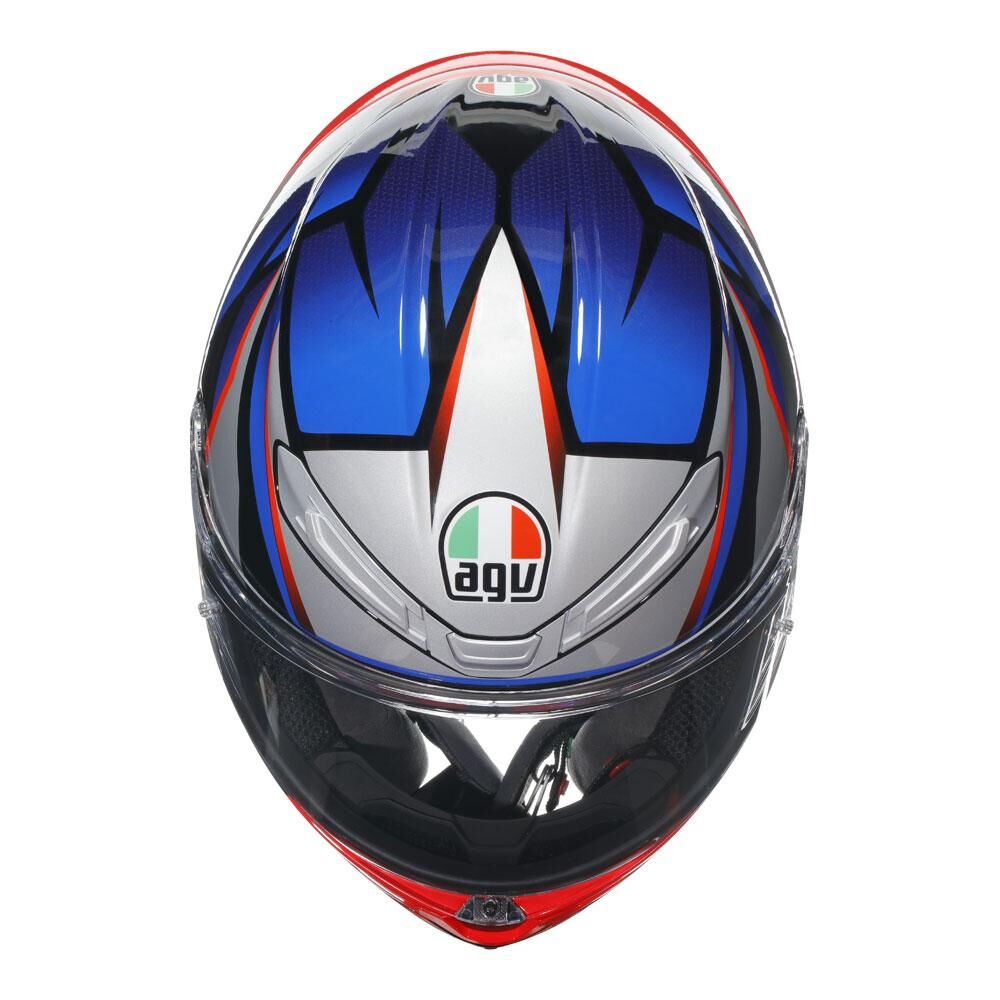 AGV K6 S - SLASHCUT BLUE/RED