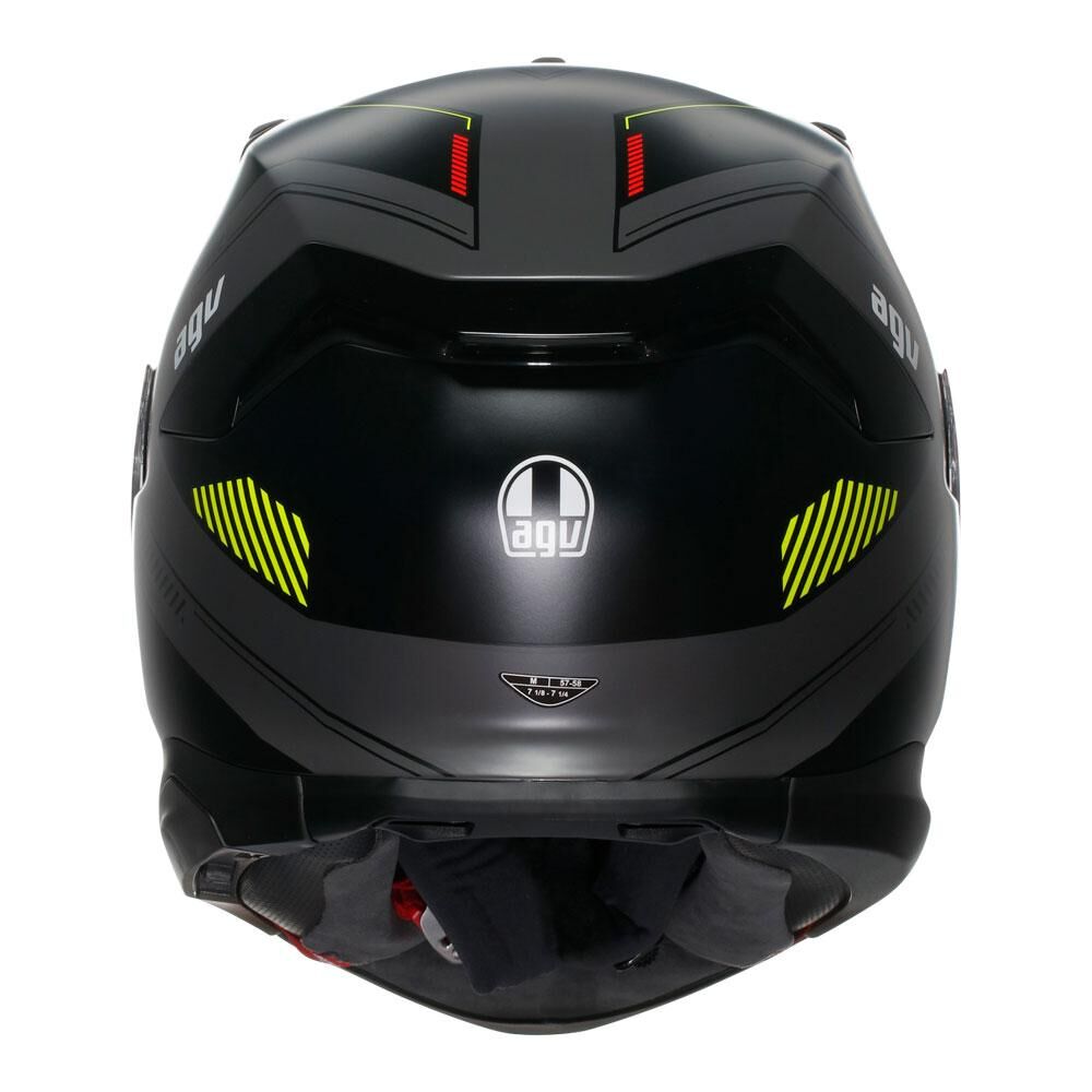 AGV K7 - KYBER MATT GREY/YELLOW FLUO