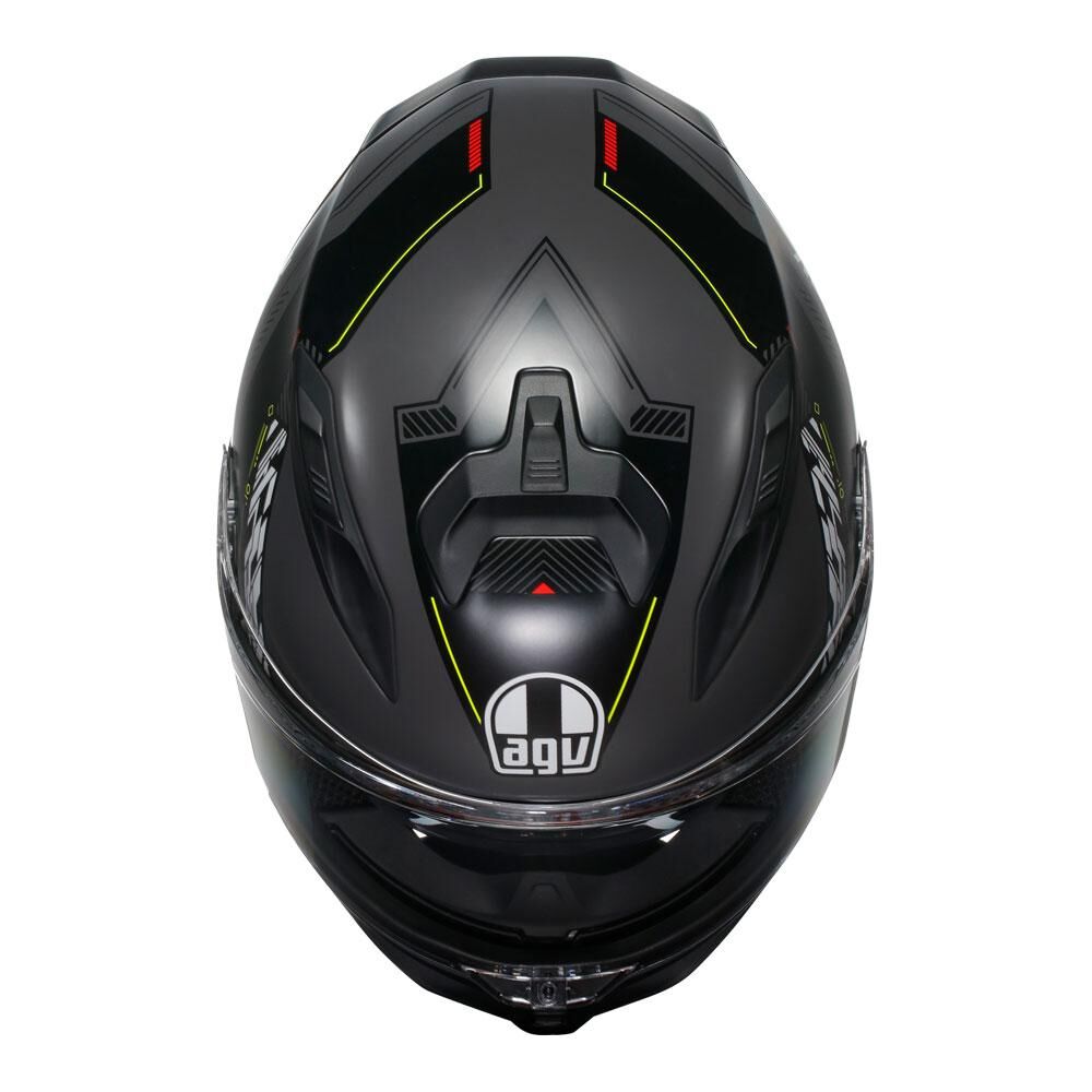 AGV K7 - KYBER MATT GREY/YELLOW FLUO