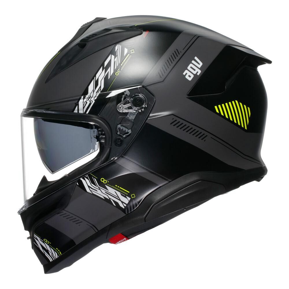 AGV K7 - KYBER MATT GREY/YELLOW FLUO