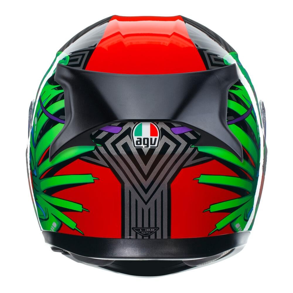 AGV K3 - KAMALEON BLACK/RED/GREEN