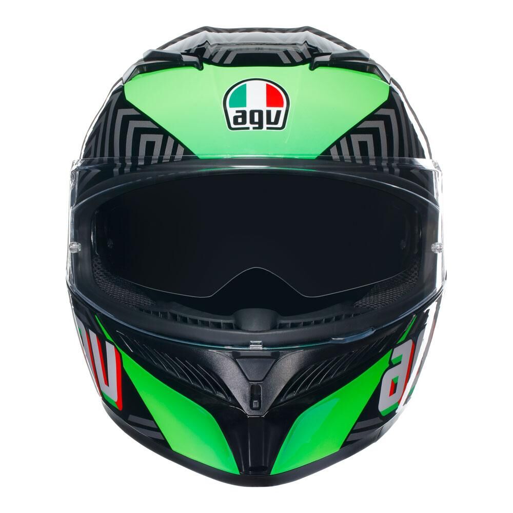 AGV K3 - KAMALEON BLACK/RED/GREEN