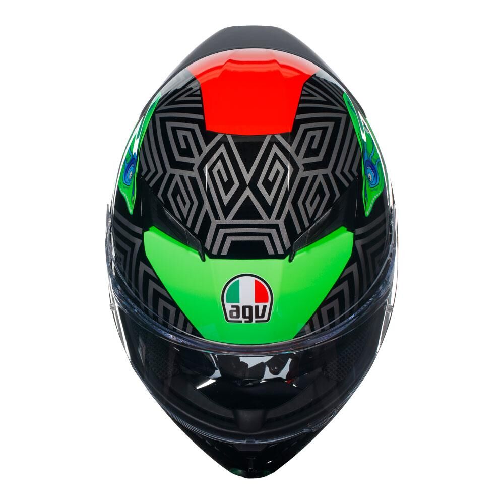AGV K3 - KAMALEON BLACK/RED/GREEN