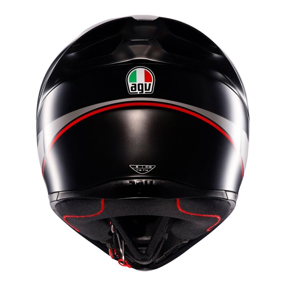 AGV K1 S - LAP MATT BLACK GREY RED