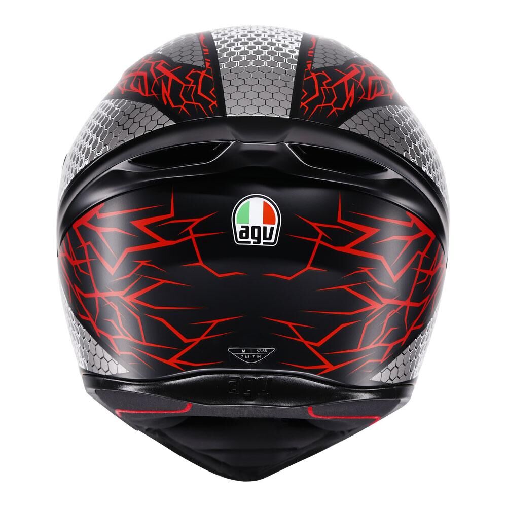 AGV K1 S - SPEEDARMOR MATT BLACK/GREY/RED