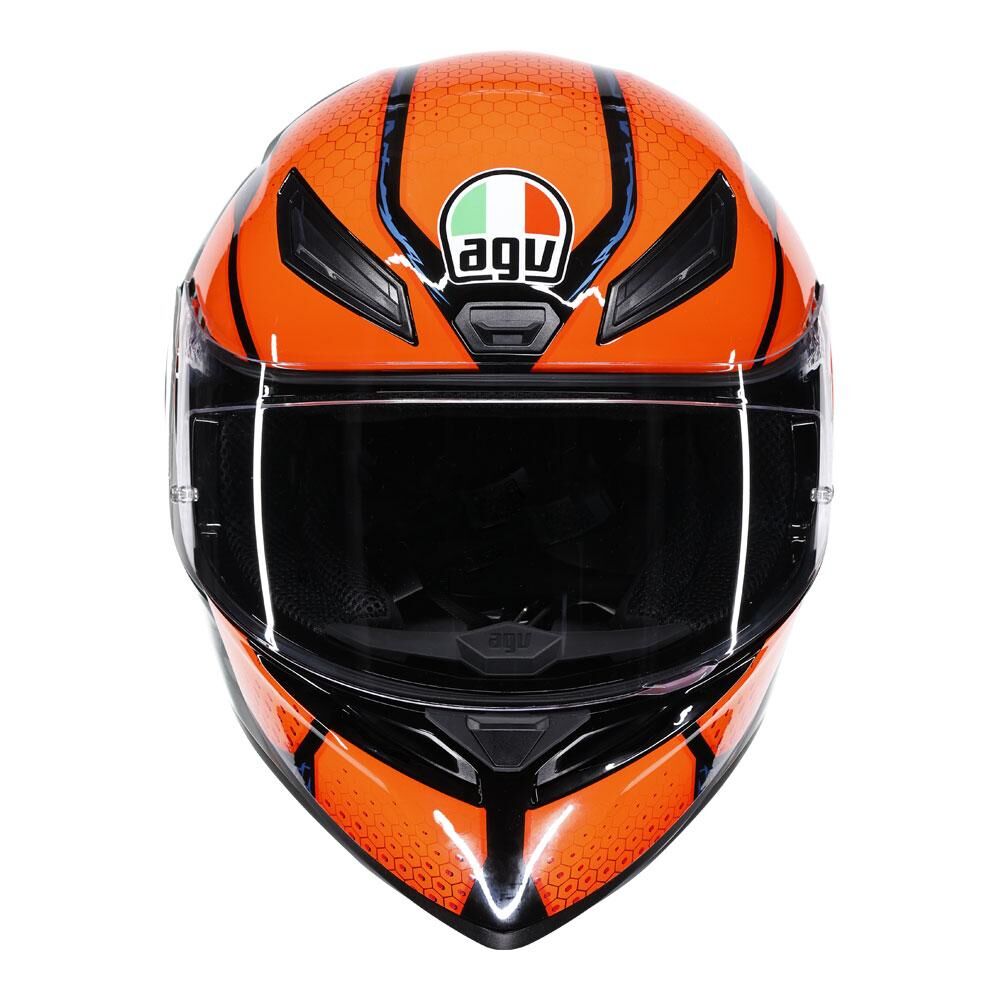 AGV K1 S - SPEEDARMOR BLACK/ORANGE/BLUE