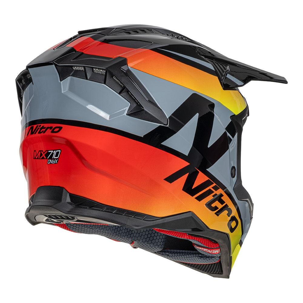 NITRO MX710 ONYX-Q2 YELLOW/RED