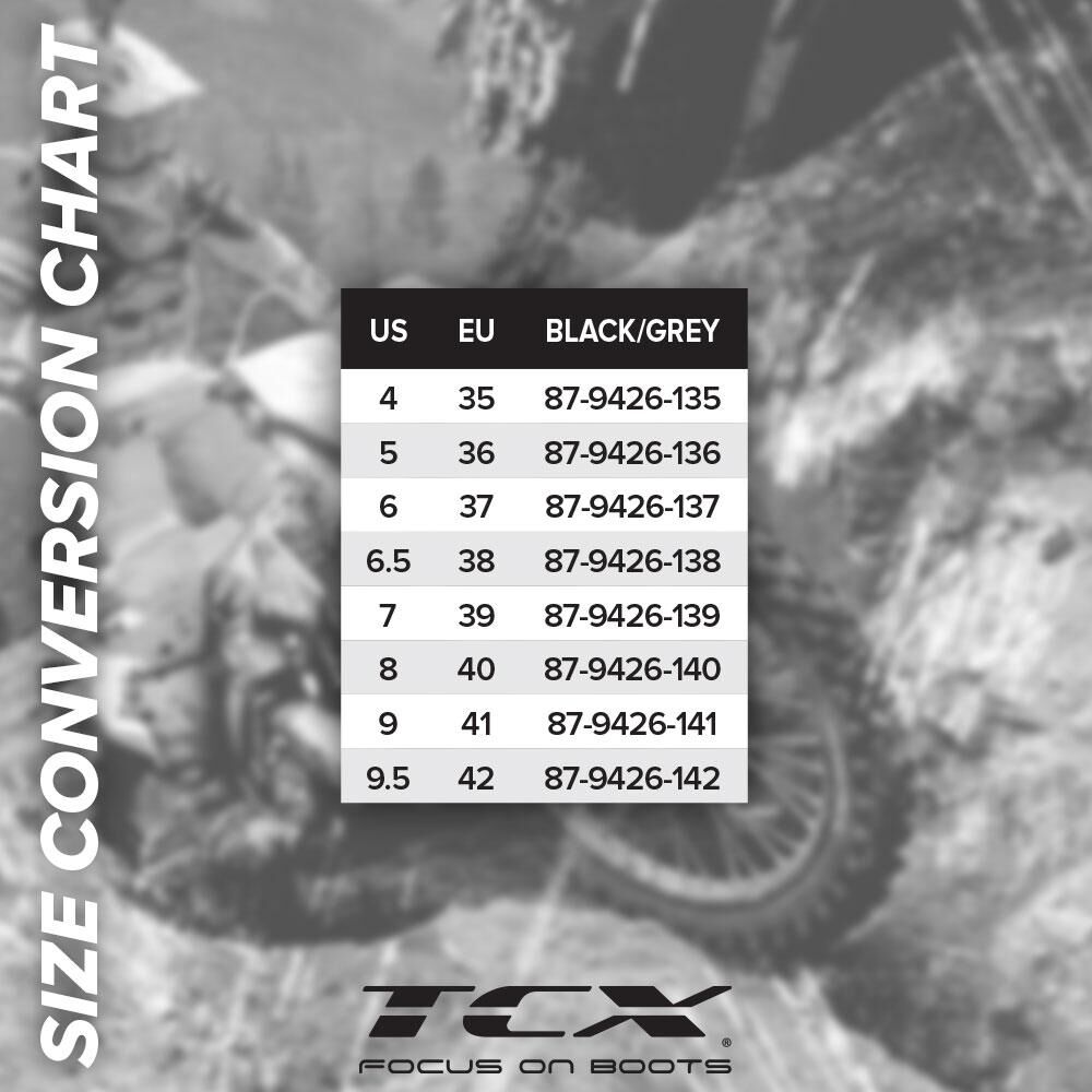 TCX STREET 3 LADY AIR BOOTS BLACK/GREY