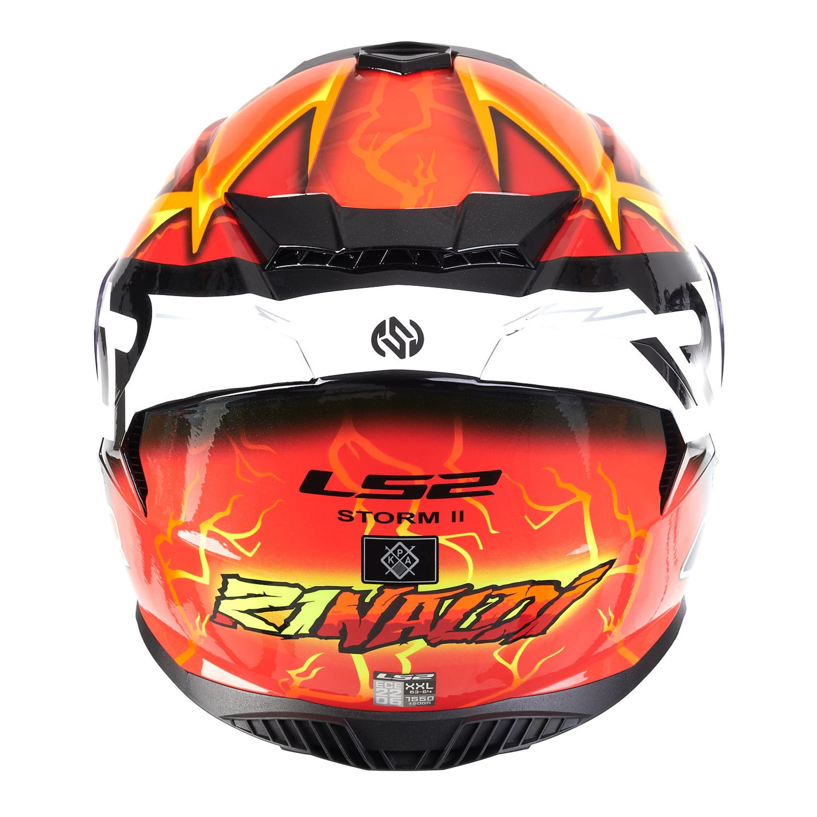 LS2 FF800 Storm II Replica Rinaldi Helmet - Orange 06