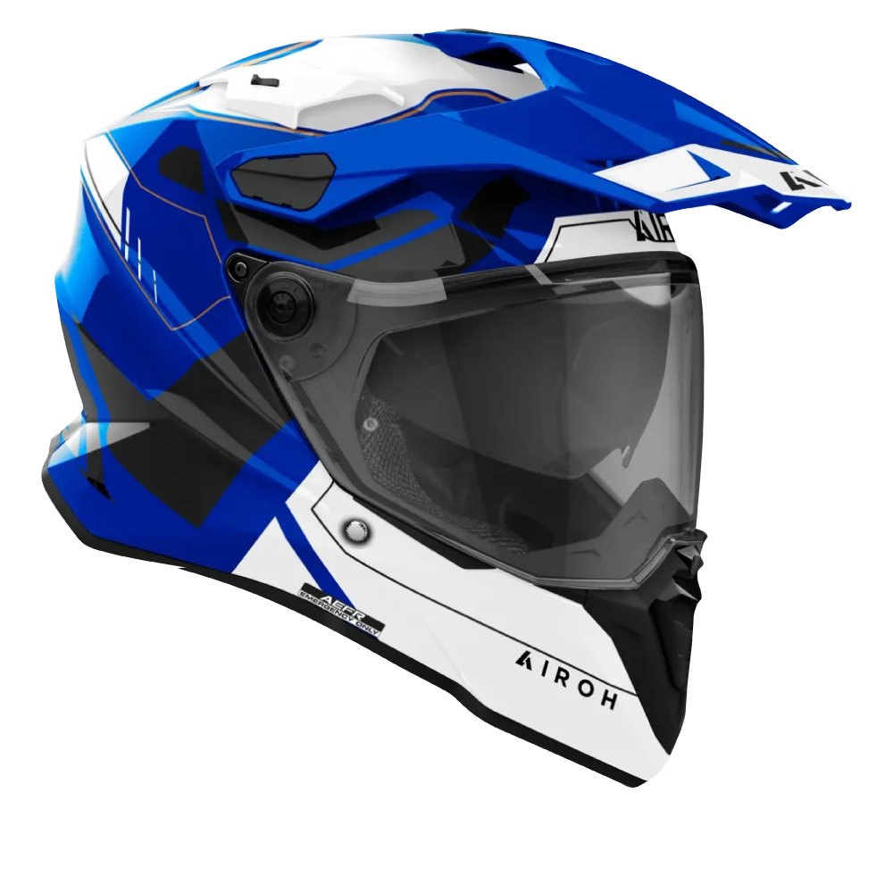 AIROH COMMANDER 2 'REVEAL' BLUE GLOSS