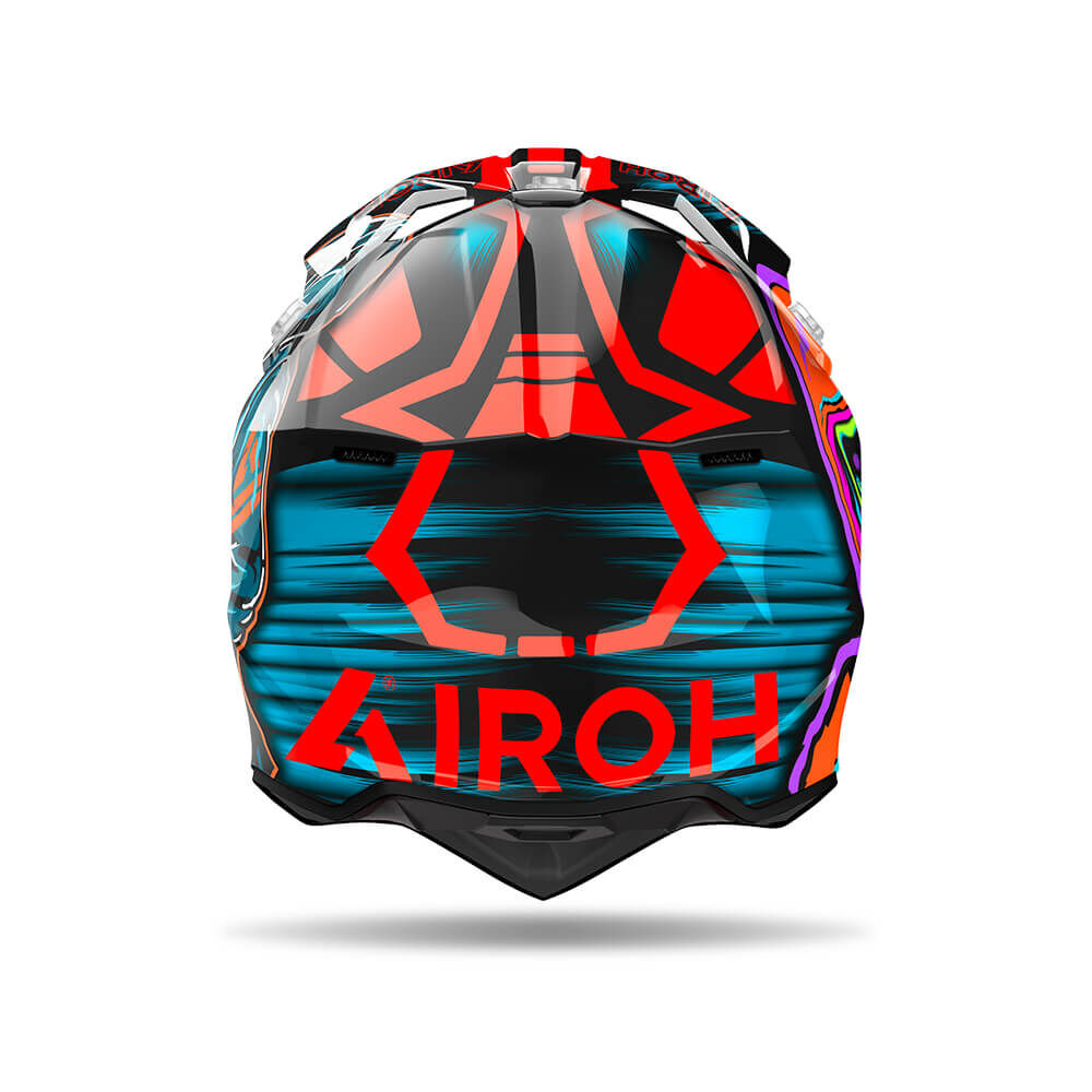 AIROH WRAAAP 'CYBER' ORANGE GLOSS