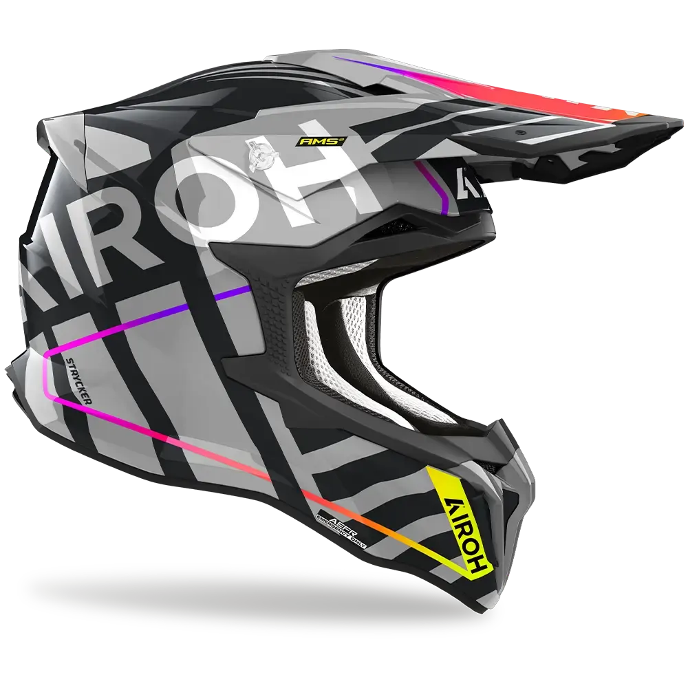 AIROH STRYKER BRAVE GREY GLOSS