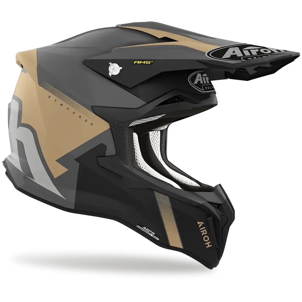 AIROH STRYKER BLAZER GOLD MATT