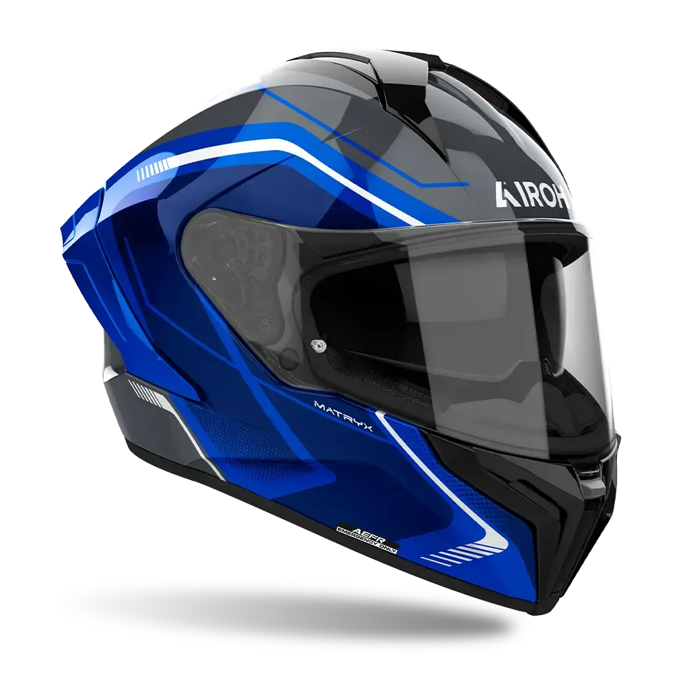 AIROH MATRYX WIDE BLUE GLOSS