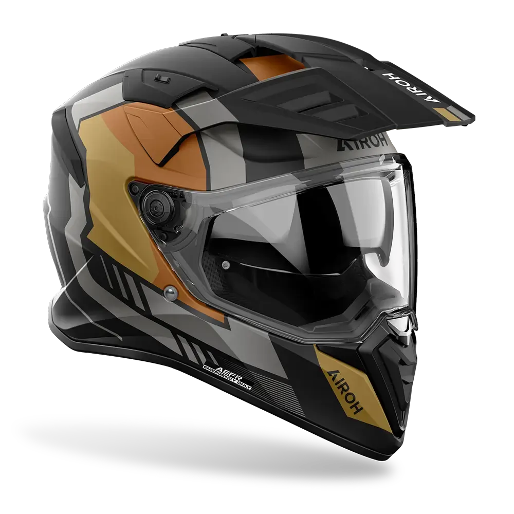 AIROH BANDIT HORN GOLD MATT