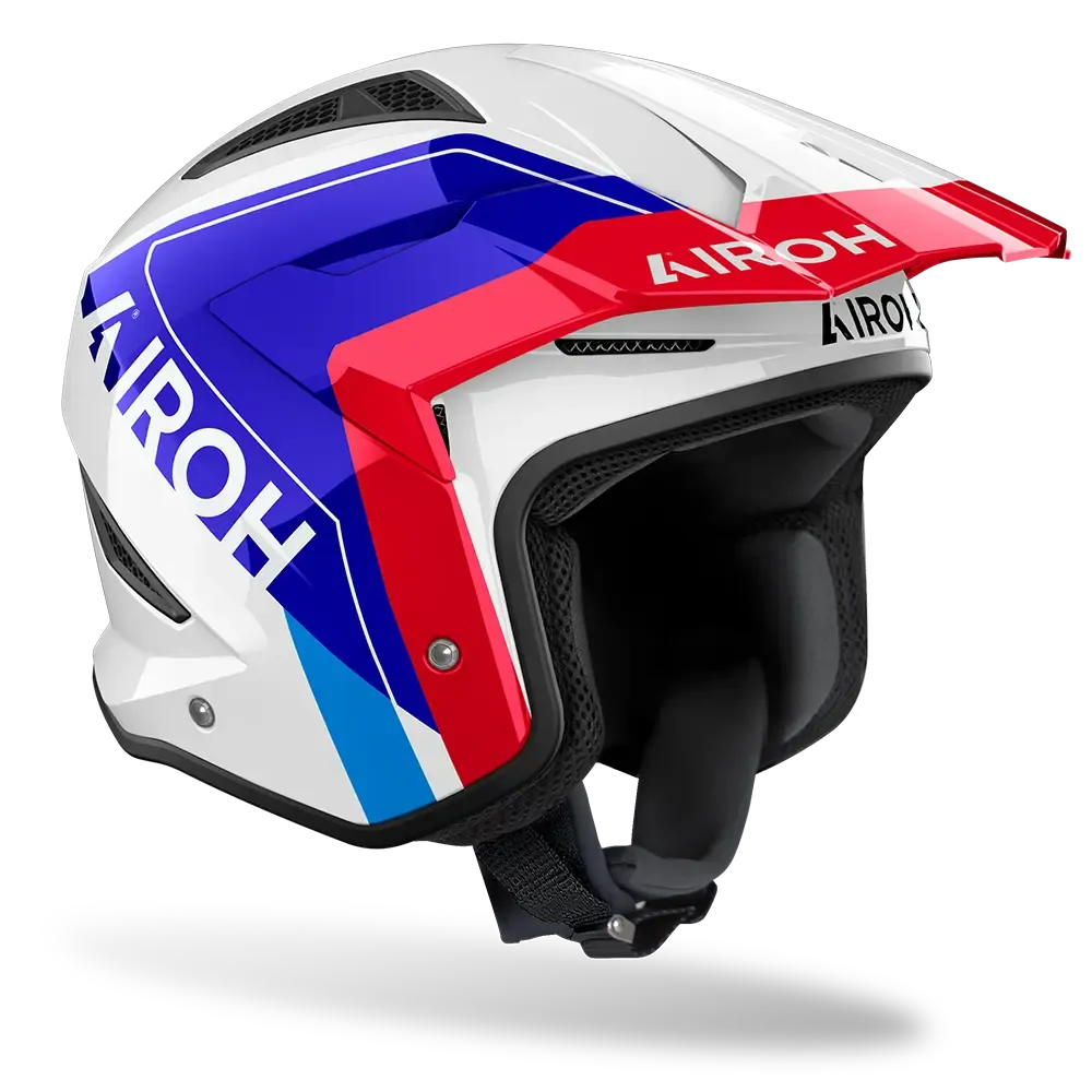 AIROH TRR II TRIAL HUNT BLUE/RED GLOSS