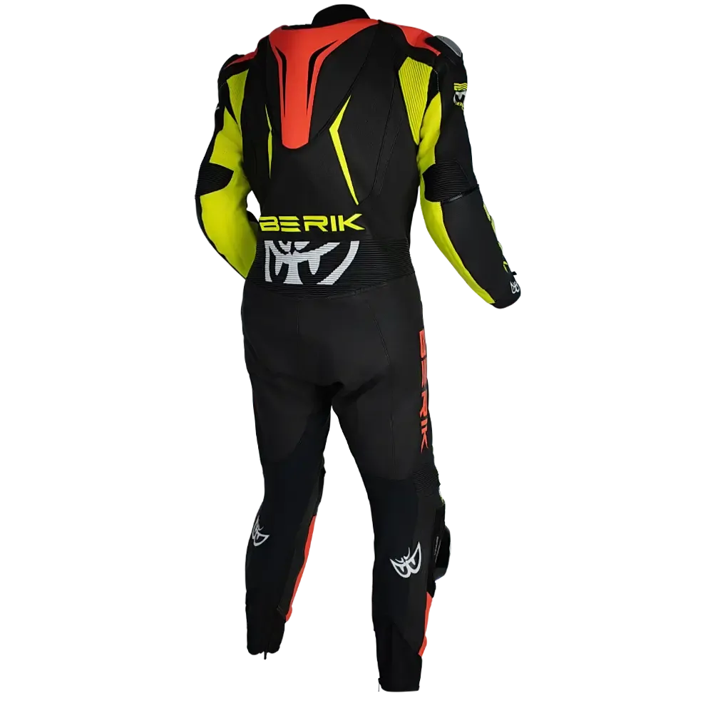 BERIK MUGELLO SUIT BLACK / HI-VIZ / RED
