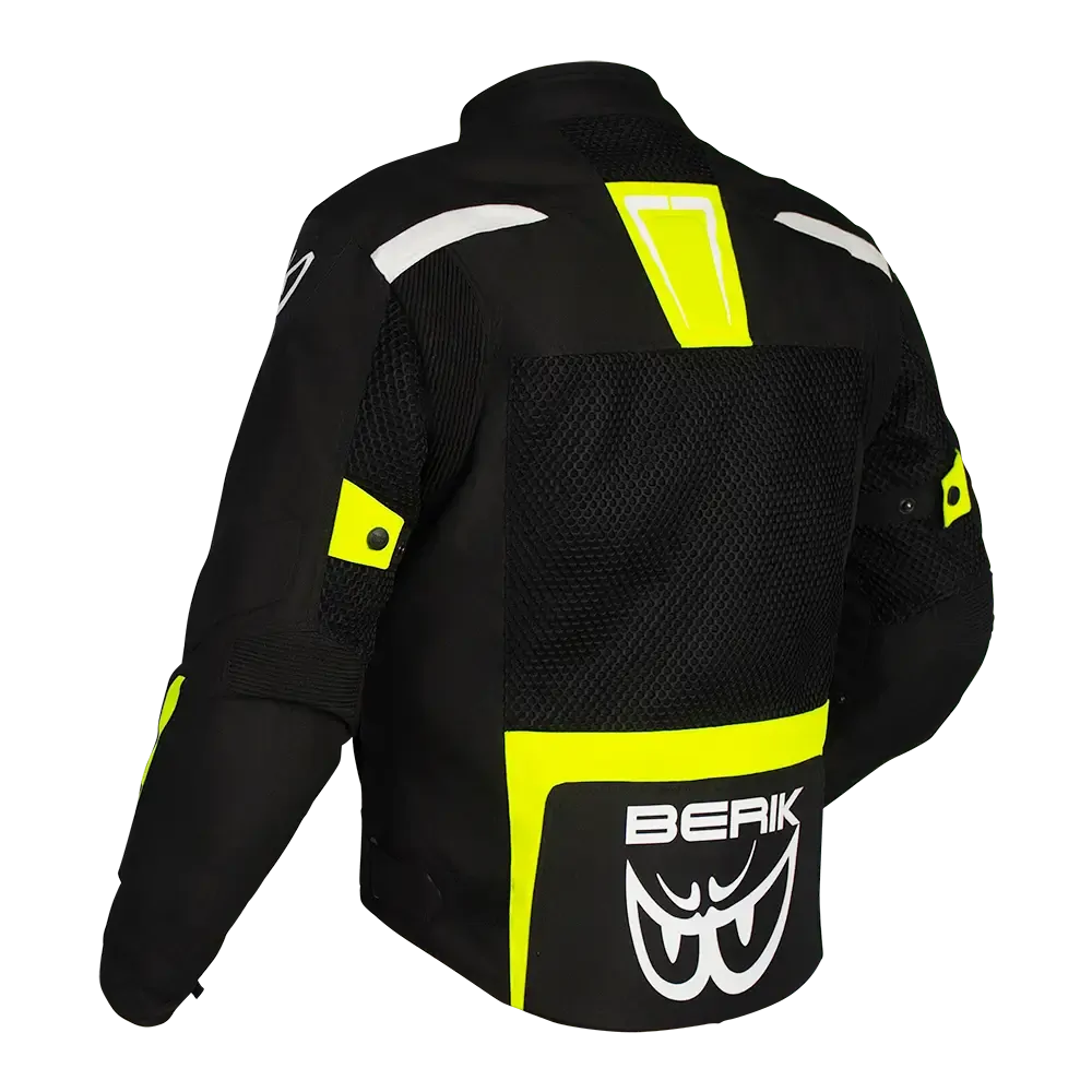 BERIK 4 SEASONS JACKETS BLACK / HI-VIZ