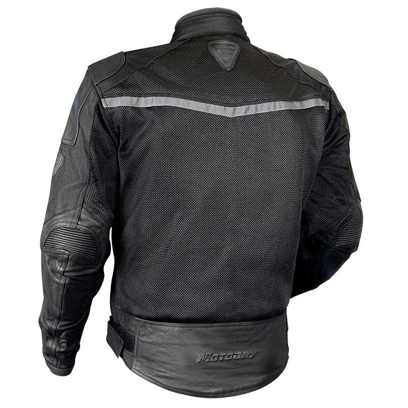 MOTODRY REVOLT JACKET BLACK/DARK GREY