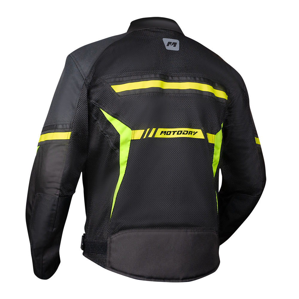 MOTODRY X-VENT EVO JACKET- BLACK/HI-VIS