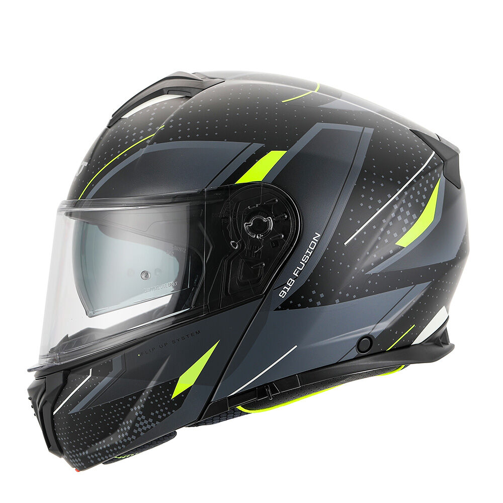 RXT 918 FLIP-UP FUSION MATT BLACK GREY FLURO