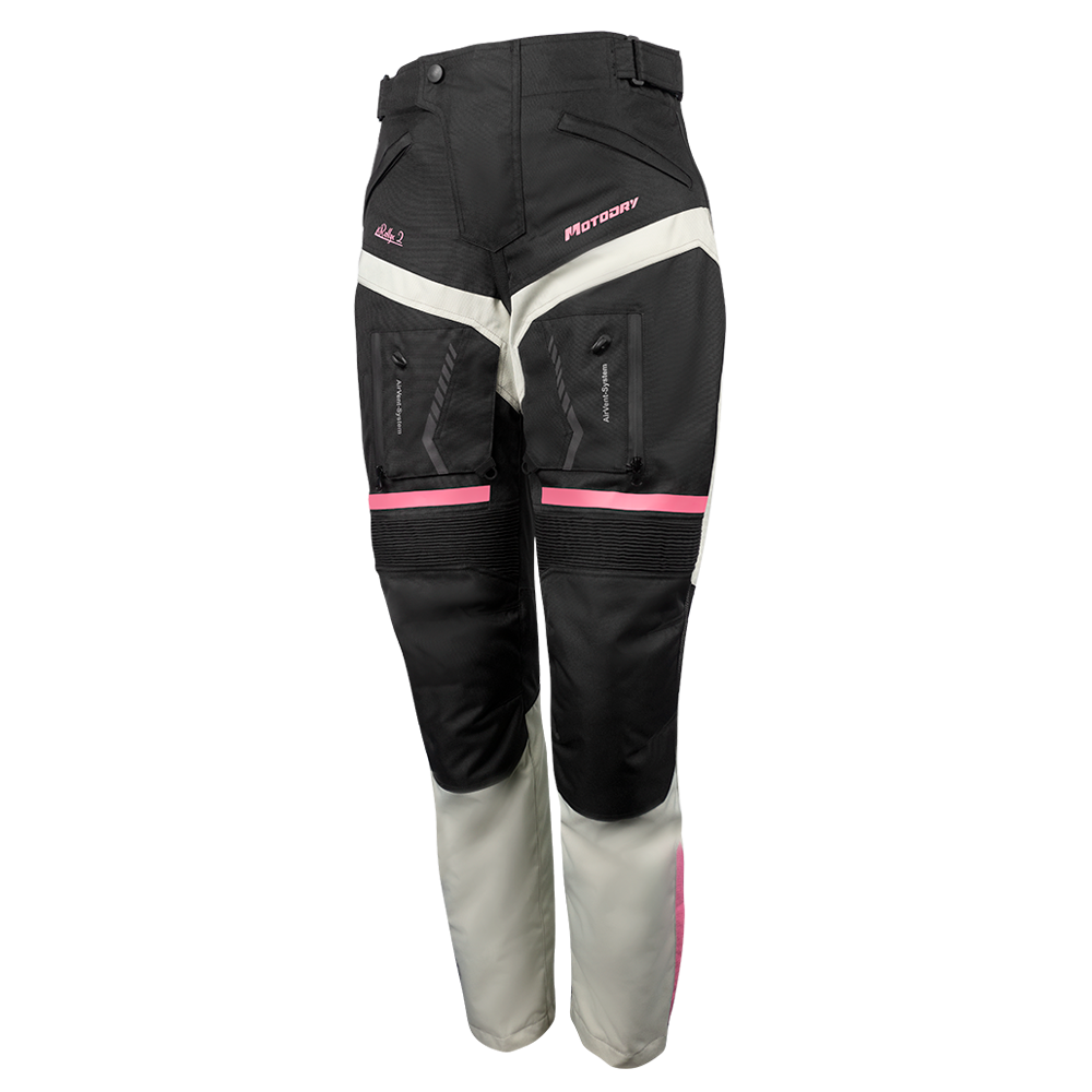 MOTODRY RALLYE 2 PANTS BLACK/GREY/MAGENTA