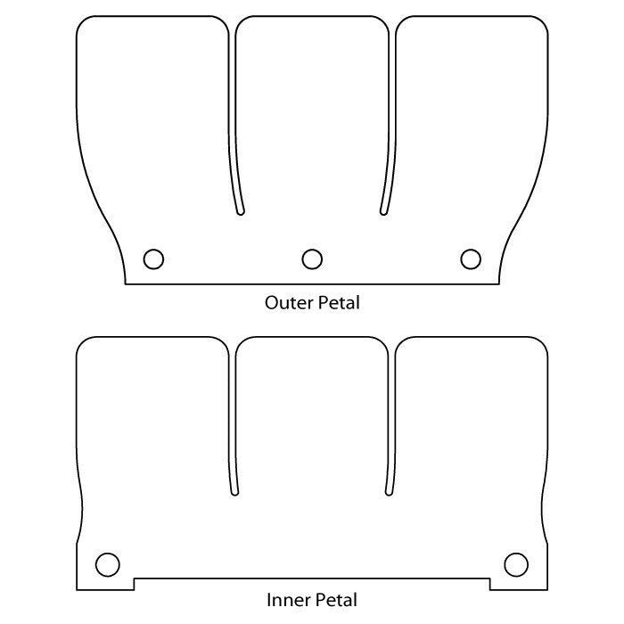 Moto Tassinari 2P127-1 VForce3R Replacement Reed Petals