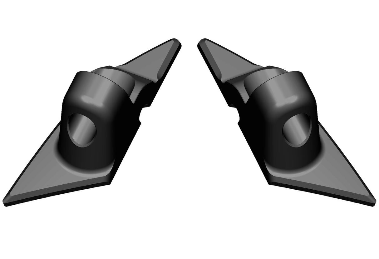 Rizoma Sport Mount L Mirror Adapter Black for Ducati Panigale V4/V4 S/V4 Speciale 18-20