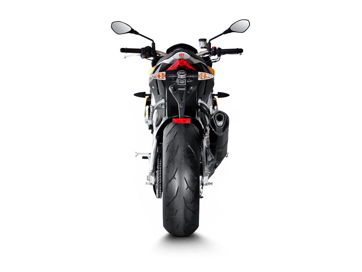 Akrapovic Slip-On Line Carbon Muffler System w/Carbon End Cap for Aprilia RSV4 09-14/Tuono V4 11-16 Akrapovic