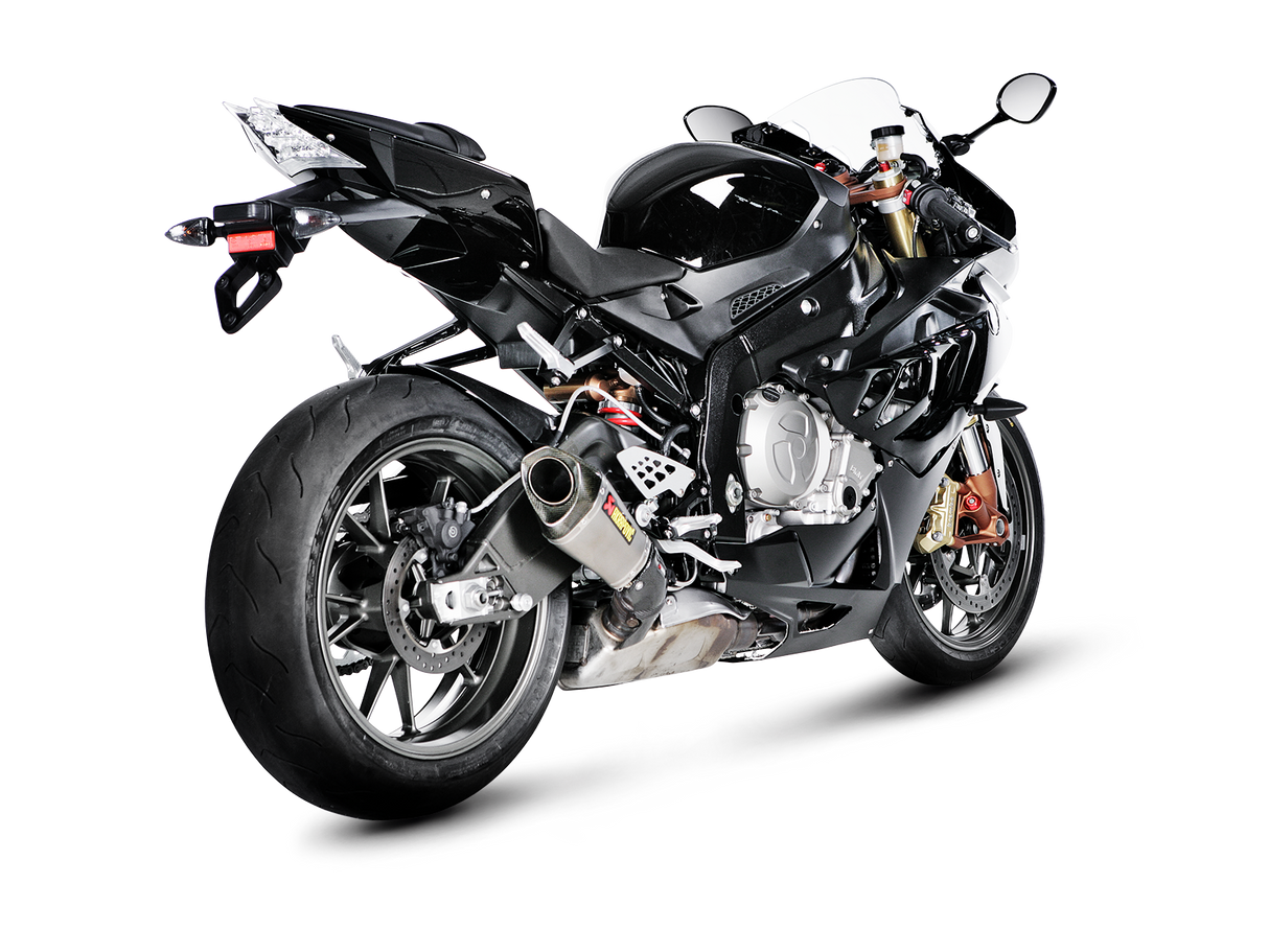 Akrapovic Slip-On Line Titanium Muffler System w/Carbon End Cap for BMW S 1000 R/M 1000 R 14-16/S 1000 RR/M 1000 RR 10-14 Akrapovic