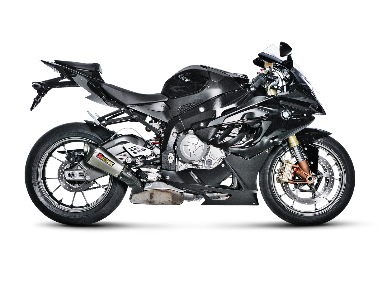Akrapovic Slip-On Line Titanium Muffler System w/Carbon End Cap for BMW S 1000 R/M 1000 R 14-16/S 1000 RR/M 1000 RR 10-14 Akrapovic