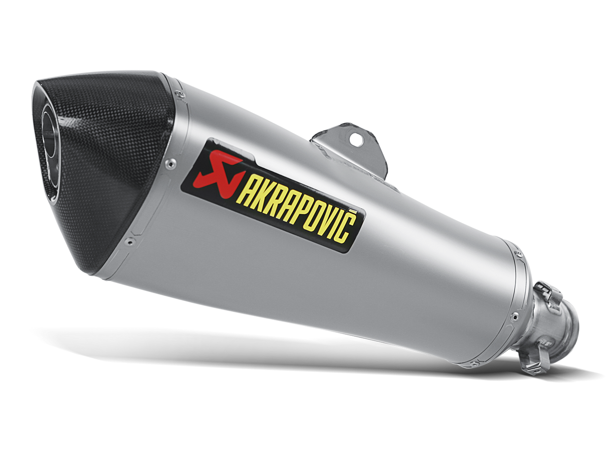 Akrapovic Slip-On Line Titanium Muffler System w/Carbon End Cap for BMW K 1300 R 09-15/K 1300 S 09-15 Akrapovic
