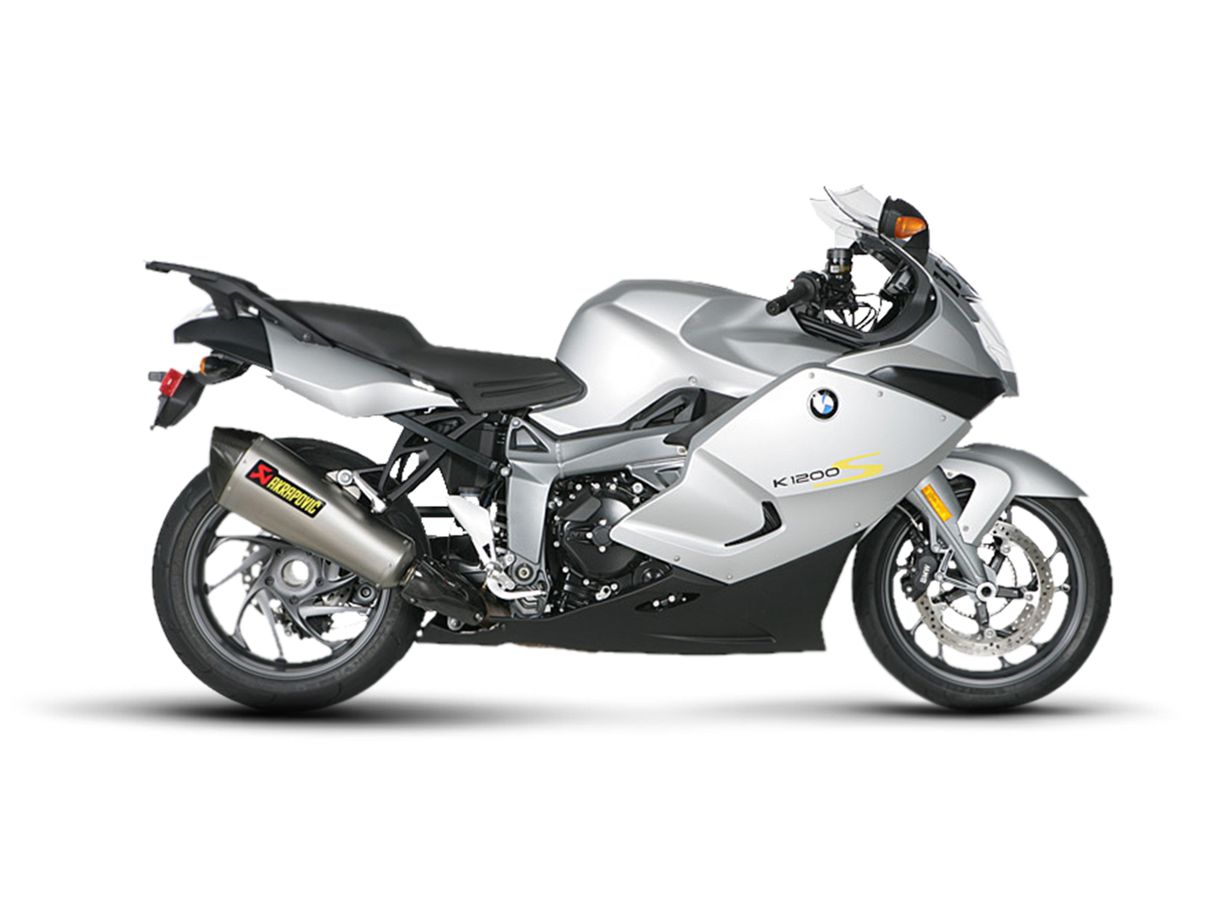 Akrapovic Slip-On Line Titanium Muffler System w/Carbon End Cap for BMW K 1300 R 09-15/K 1300 S 09-15 Akrapovic