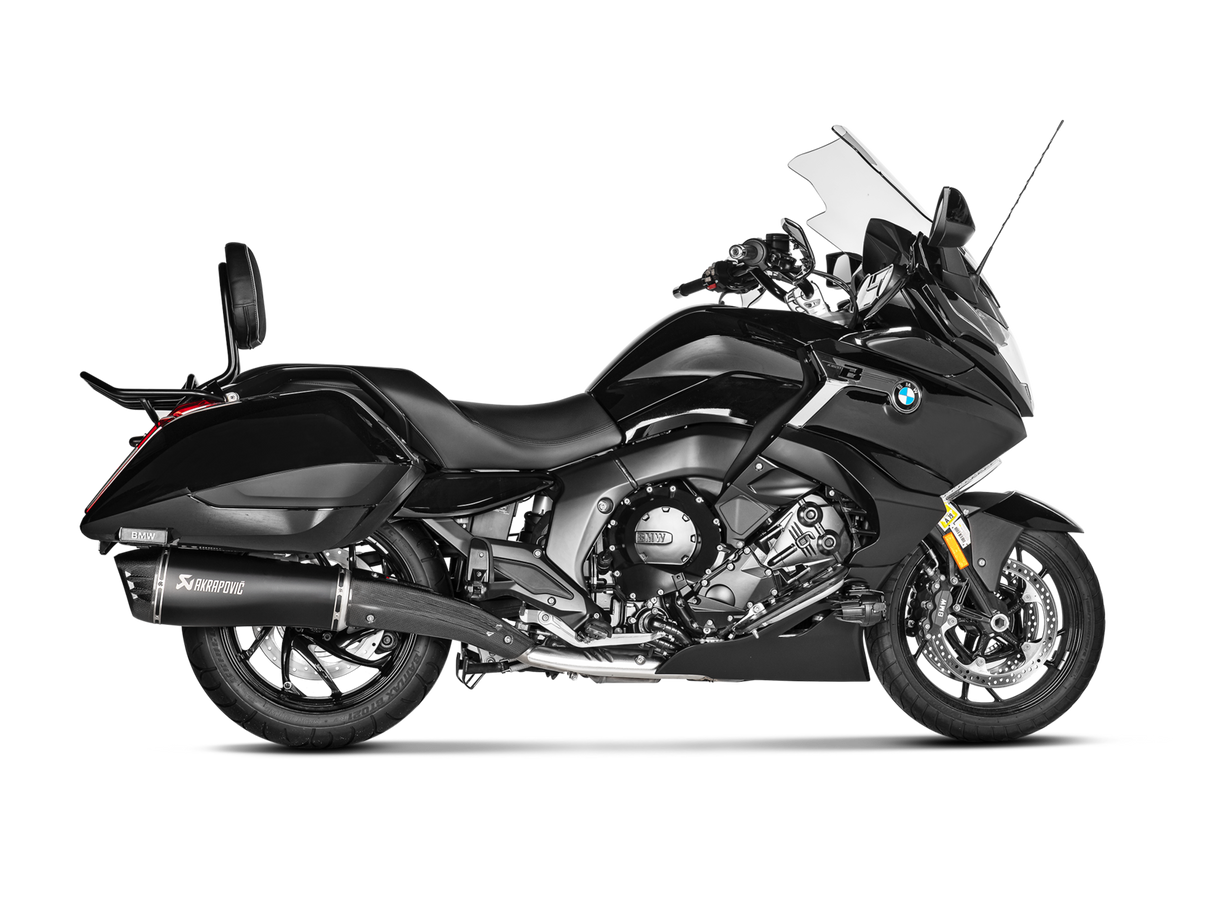 Akrapovic Slip-On Line Black Titanium Muffler System w/Carbon End Cap for BMW K 1600 B/Grand America 17-20 Akrapovic