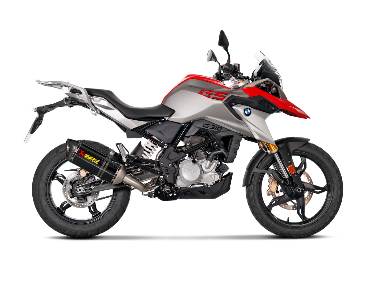 Akrapovic Racing Line Carbon Exhaust System w/Carbon End Cap for BMW G 310 GS/G 310 R 17-Up Akrapovic