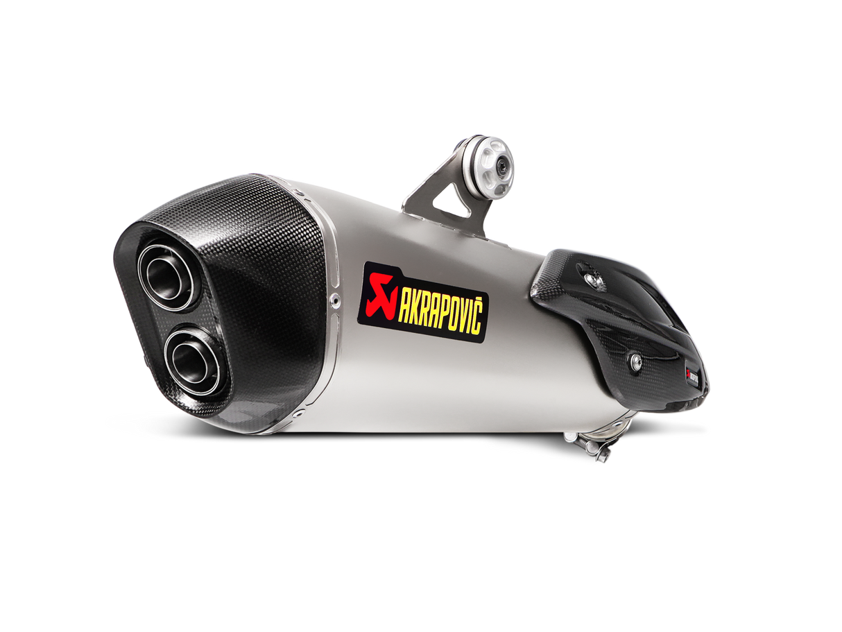 Akrapovic Slip-On Line Titanium Muffler System w/Carbon End Cap for BMW C650 Sport 16-20 Akrapovic