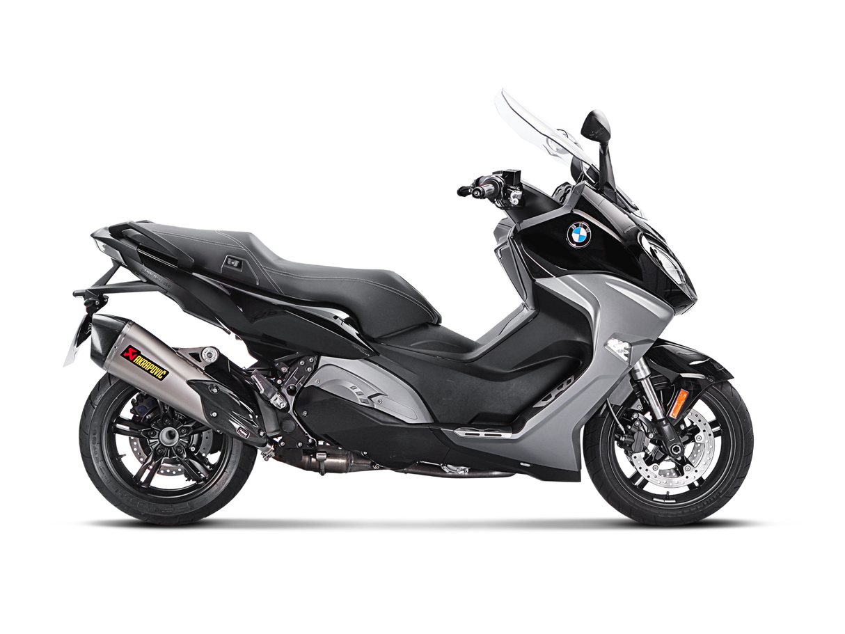 Akrapovic Slip-On Line Titanium Muffler System w/Carbon End Cap for BMW C650 Sport 16-20 Akrapovic