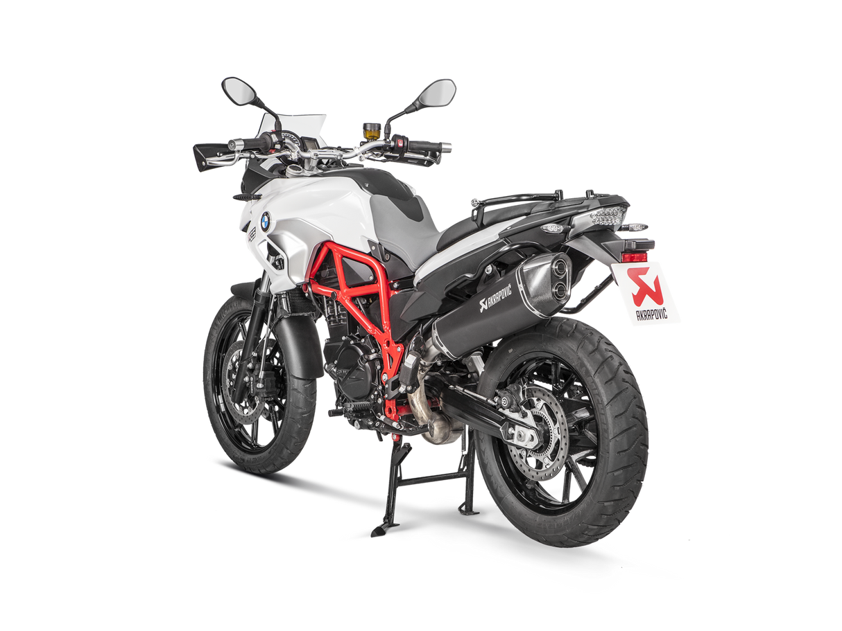 Akrapovic Slip-On Line Black Titanium Muffler System w/Carbon End Cap for BMW F 650 GS 08-12/F 800 GS Adventure 13-17 Akrapovic