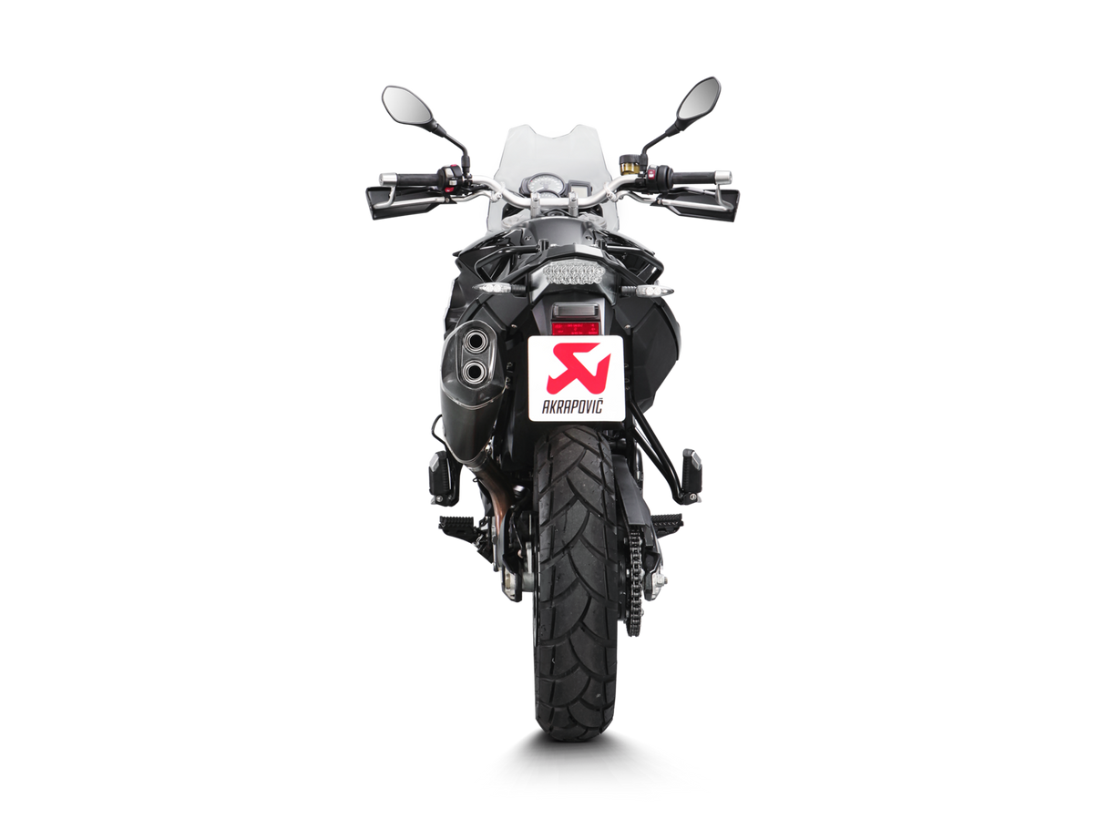 Akrapovic Slip-On Line Black Titanium Muffler System w/Carbon End Cap for BMW F 650 GS 08-12/F 800 GS Adventure 13-17 Akrapovic