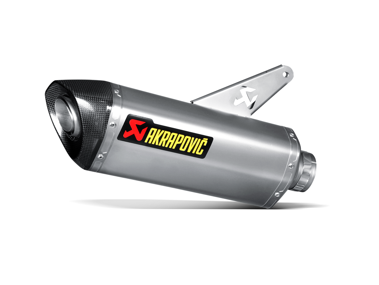 Akrapovic Slip-On Line Titanium Muffler System w/Carbon End Cap for Ducati Monster 821/Monster 1200/S 14-16 Akrapovic