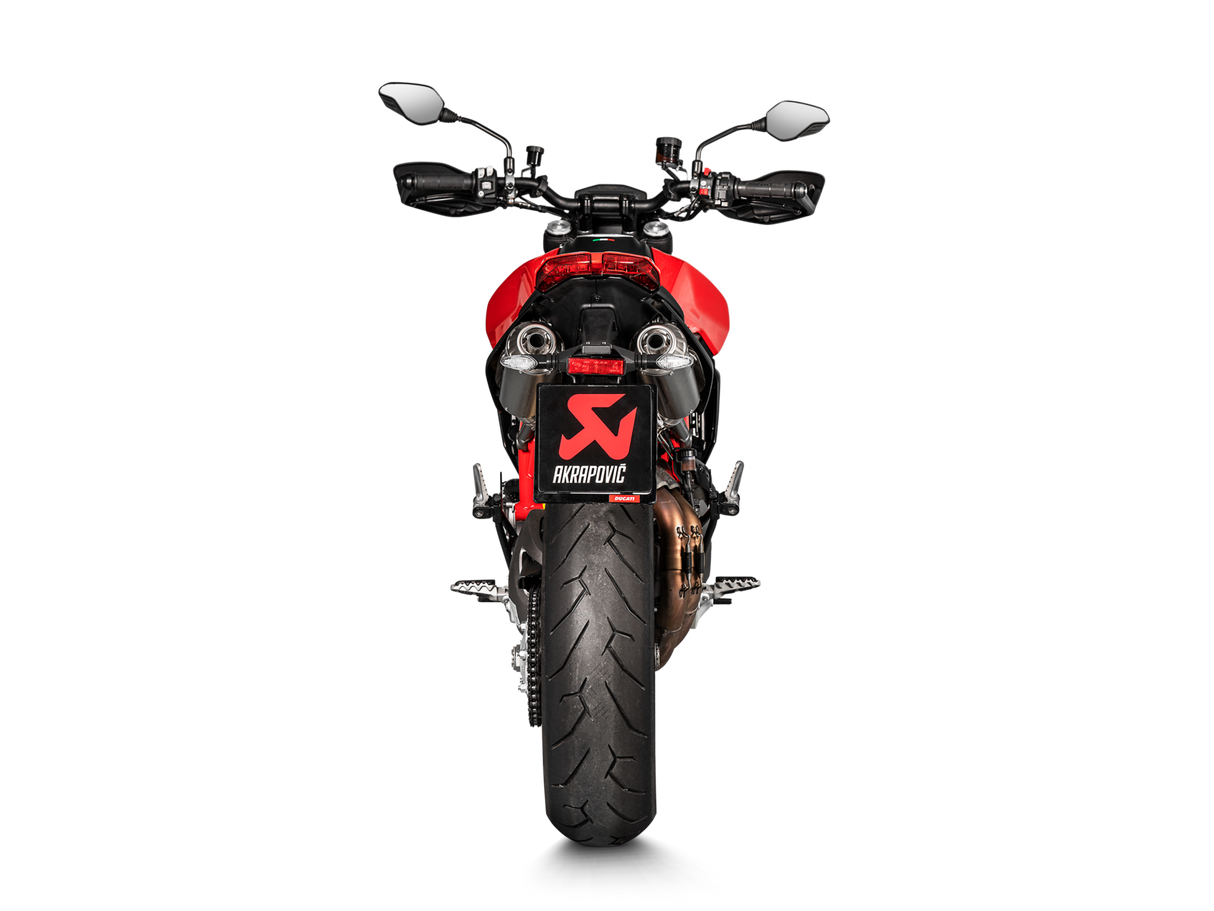 Akrapovic Slip-On Line Titanium Muffler System w/Titanium End Cap for Ducati Hypermotard 950/950 SP 19-20 Akrapovic