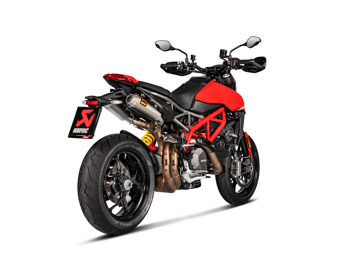 Akrapovic Slip-On Line Titanium Muffler System w/Titanium End Cap for Ducati Hypermotard 950/950 SP 19-20 Akrapovic