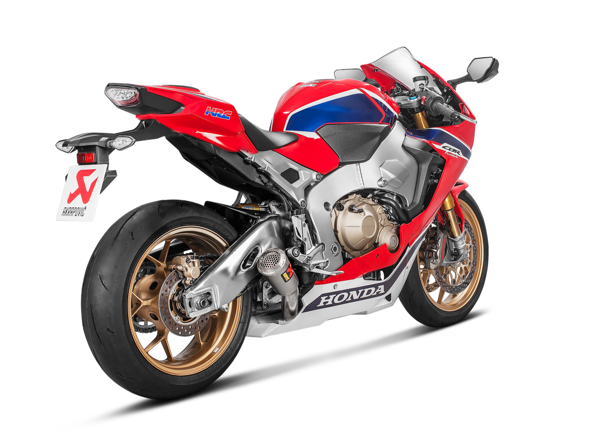 Akrapovic Slip-On Line Titanium Muffler System w/Titanium End Cap for Honda CBR1000RR 17-19 Akrapovic
