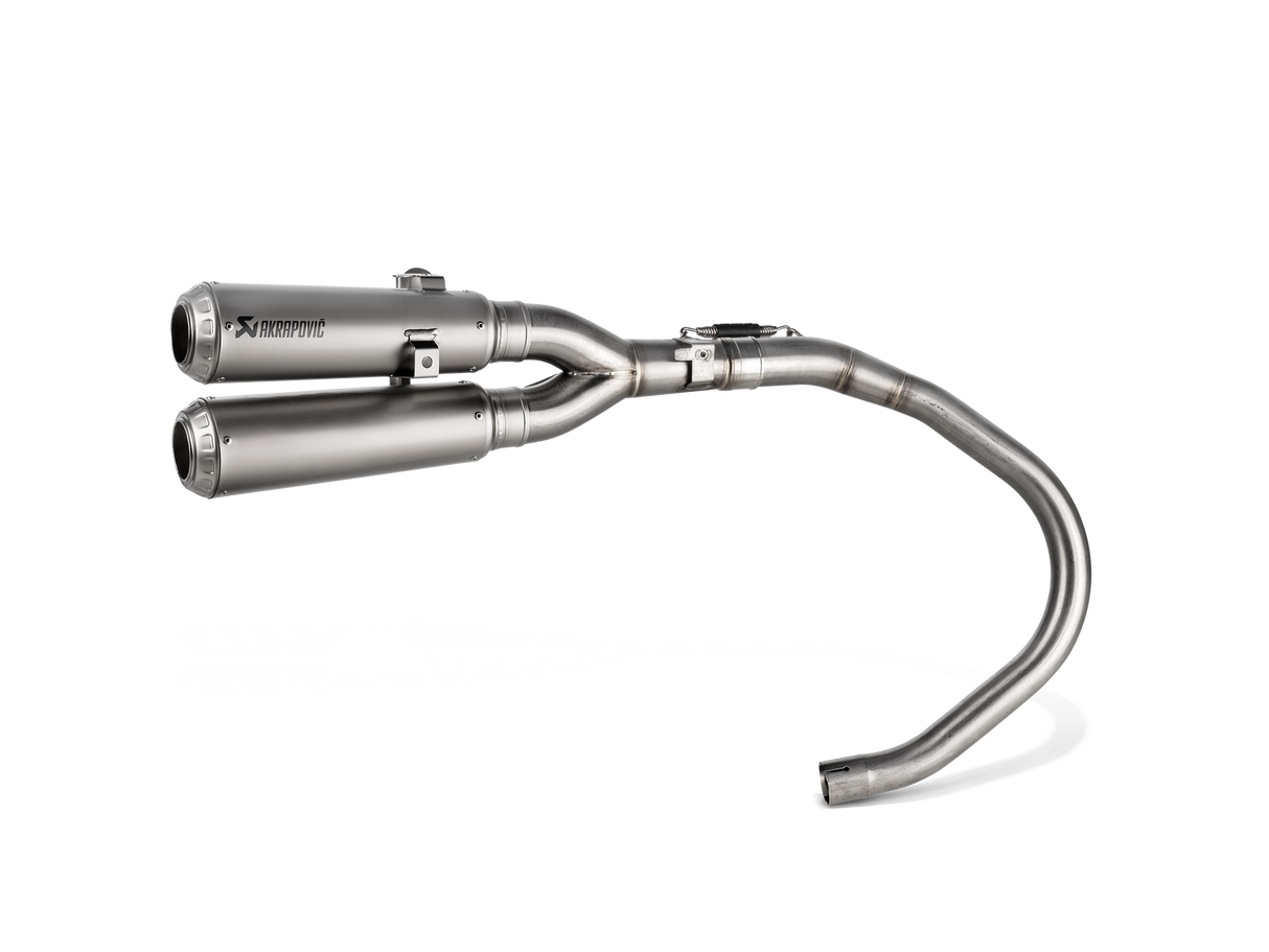 Akrapovic Slip-On Line Titanium Muffler System w/Titanium End Cap for Honda Monkey 19-Up Akrapovic