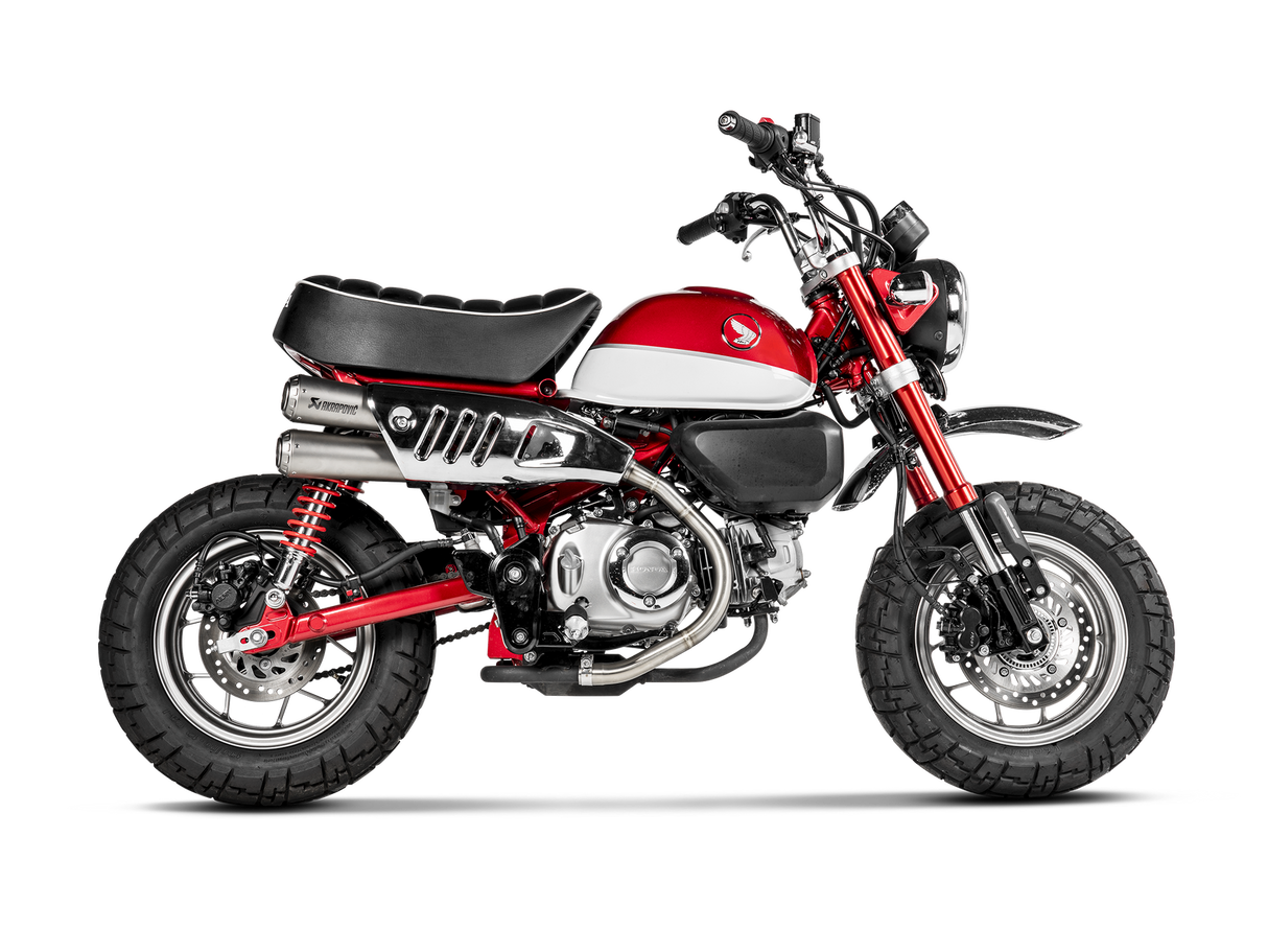 Akrapovic Slip-On Line Titanium Muffler System w/Titanium End Cap for Honda Monkey 19-Up Akrapovic