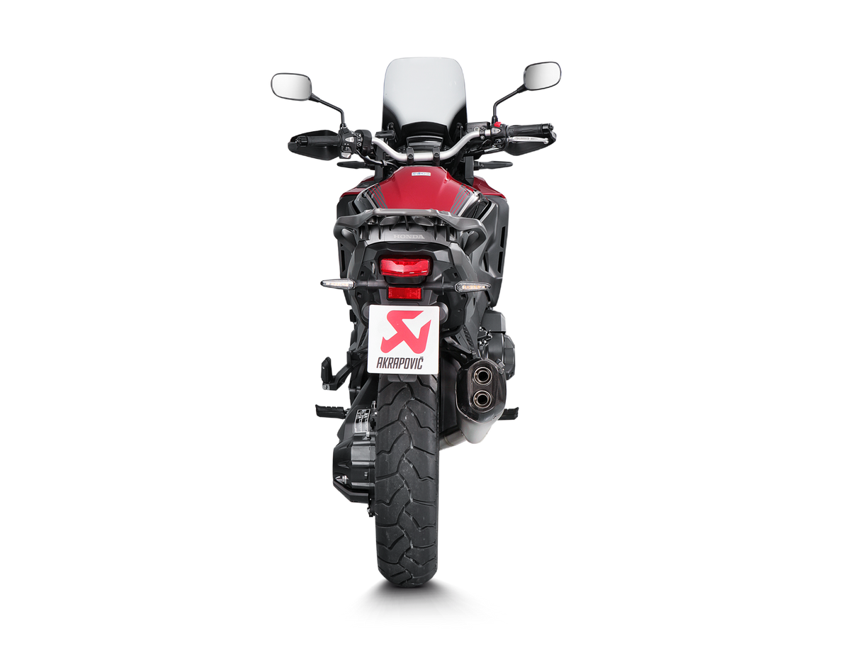 Akrapovic Slip-On Line Titanium Muffler System w/Carbon End Cap for Honda VFR1200X Crosstourer 16-20 Akrapovic