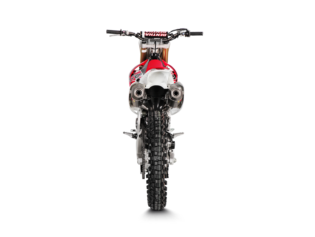 Akrapovic Racing Line Titanium Exhaust System w/Titanium End Cap for Honda CRF250R/CRF250RX 16-17 Akrapovic