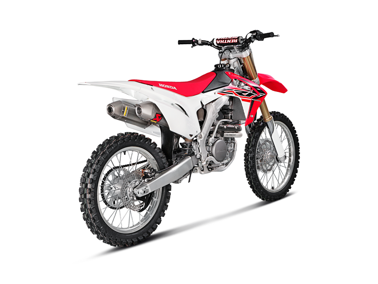 Akrapovic Racing Line Titanium Exhaust System w/Titanium End Cap for Honda CRF250R/CRF250RX 16-17 Akrapovic