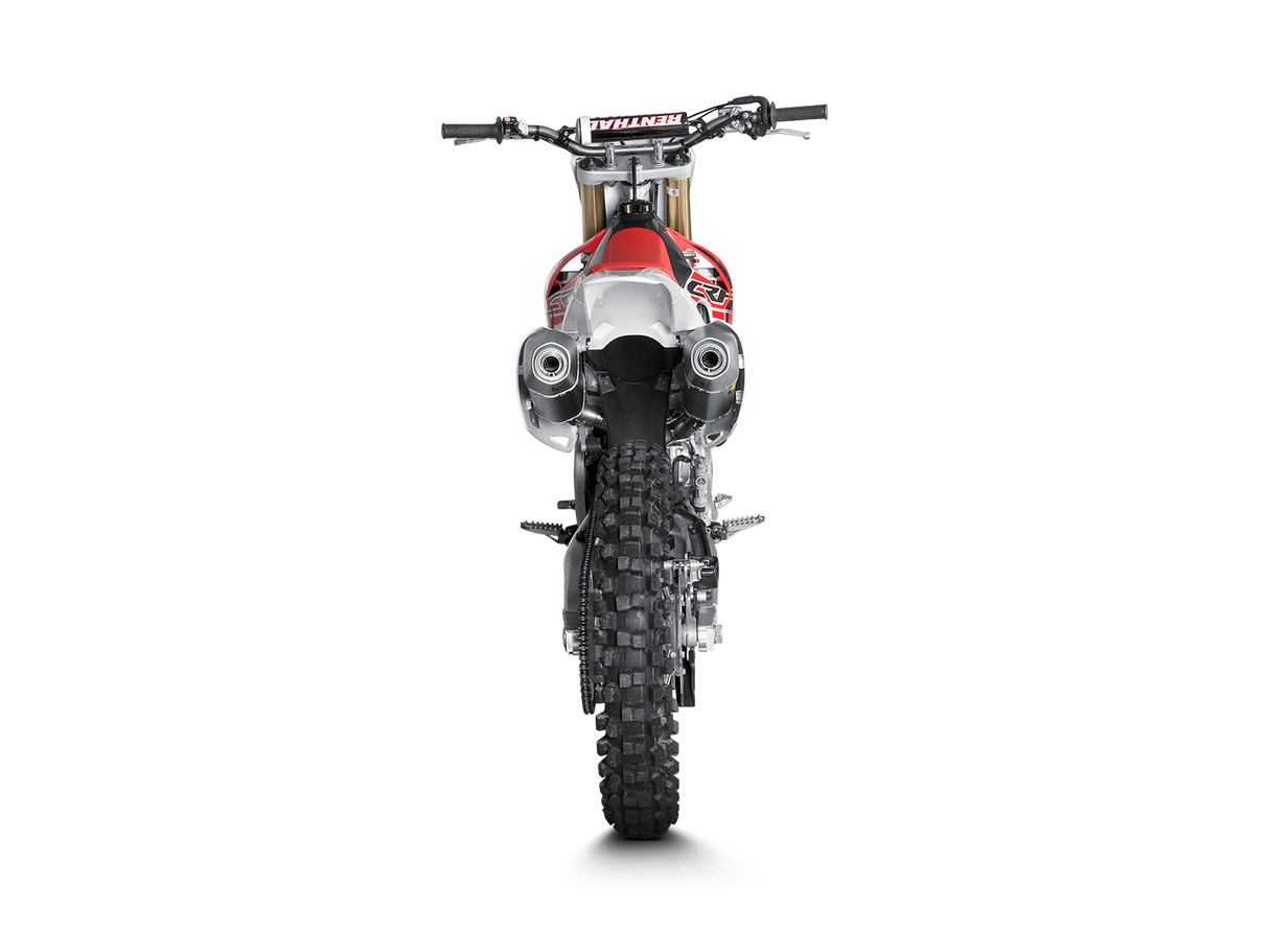 Akrapovic Evolution Line Titanium Exhaust System w/Titanium End Cap for Honda CRF450R/CRF450RX 15-16 Akrapovic