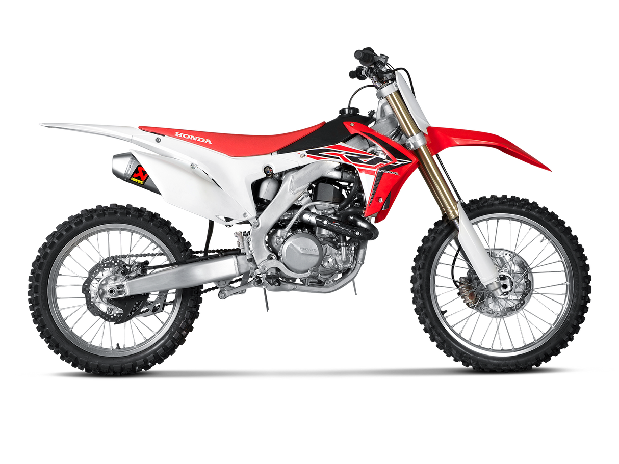 Akrapovic Evolution Line Titanium Exhaust System w/Titanium End Cap for Honda CRF450R/CRF450RX 15-16 Akrapovic